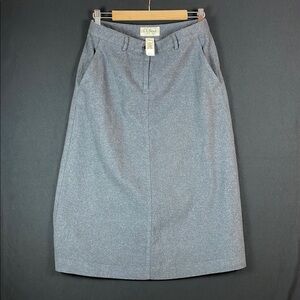 L. L. Bean women’s classic straight size 4 petite skirt, fully lined with pocket